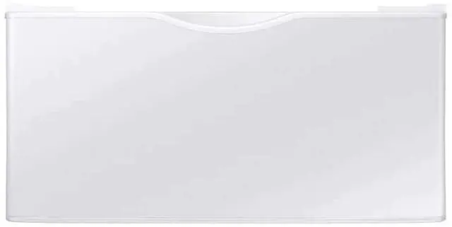 Main image of 27-Inch Washer Dryer Pedestal Stand w/ Pull Out Laundry Storage Drawer, Stainless Steel, WE402NW/A3, White