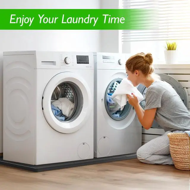 Alt view image 6 of 7 - Washing Machine Drain Pan Silicone mat 54x26.5 Inch Non-Slip Waterproof Washer Drip Tray, Anti-Vibration Soft Mat for Under Dryer or Washer, Floor Leak Protector for Laundry Room