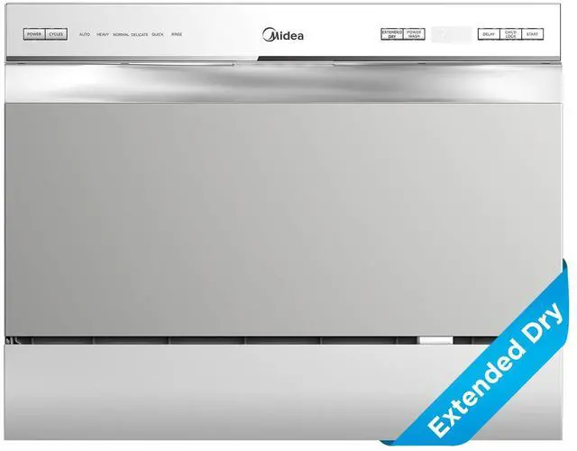 Main image of Countertop Dishwasher Portable, 6 Place Settings, Energy Star | Mini Dishwasher with 6+2 Cycles, 52 dB Quiet & Compact, Perfect for Apartments, Dorms, or RVs, Silver