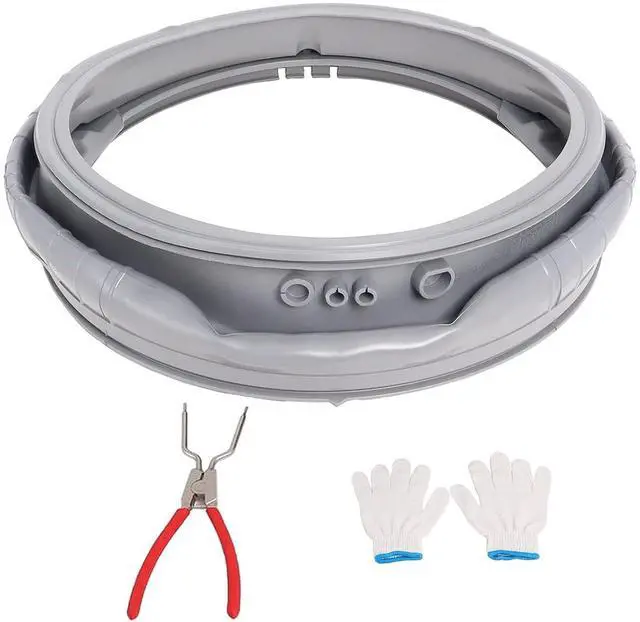 Main image of MDS47123619 WM3270CW WM3500CW/00 WM3700HVA/00 Door Gasket Compatibile with LG Front-Load Washing Machines, WM3270CW/00 Door Boot Seal with 383EER4001A Washer Spring Expansion Removal Tool