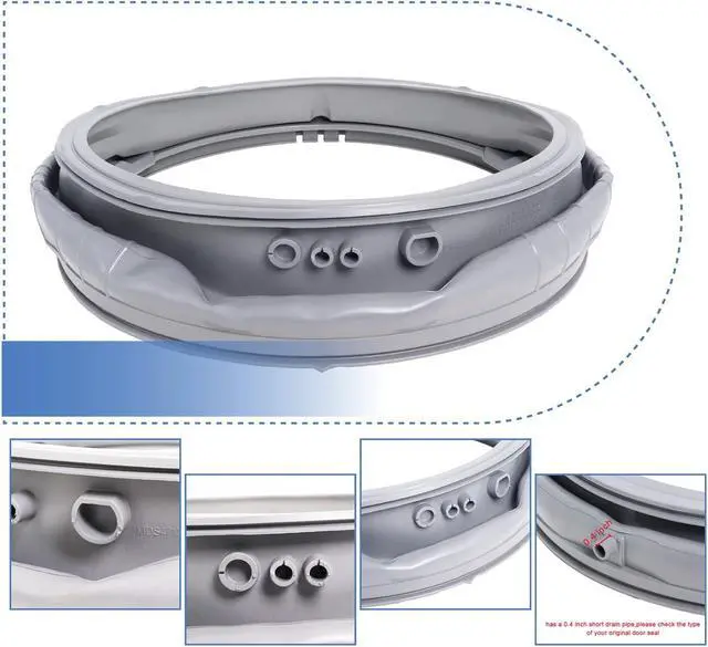 Alt view image 4 of 7 - MDS47123619 WM3270CW WM3500CW/00 WM3700HVA/00 Door Gasket Compatibile with LG Front-Load Washing Machines, WM3270CW/00 Door Boot Seal with 383EER4001A Washer Spring Expansion Removal Tool