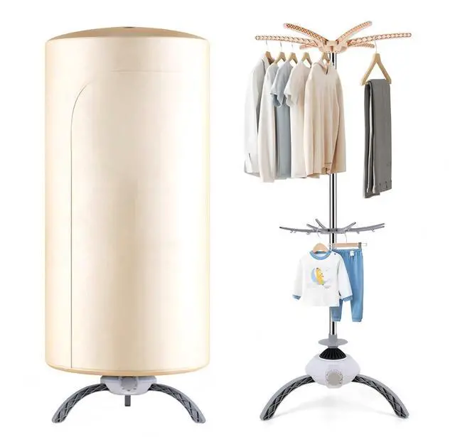 Main image of Portable Clothes Dryer, 900W Fast Drying & Large Load Capacity for Laundry and Shoes - Compact Mini Dryer Machine for Travel, Apartments, RV, Dorm Beige