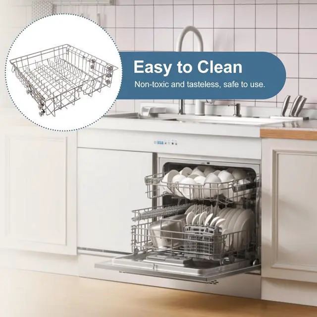 Alt view image 7 of 7 - 2026 UPGRADEDDD82-01074A Middle Rack Assembly Replacement Parts Fit for Samsung Dishwasher Dishrack DW80R5061,DW80R5060,DW80K7050UG,DW80K5050US Series
