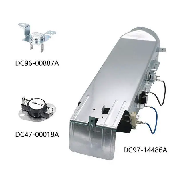 Alt view image 3 of 7 - DC97-14486A Heating Element Assembly Dryer Replacement Part for Samsung & Kenmore Replaces DC97-14486D DC9714486A AP4342351 DC97-08891A PS2432265 (with DC96-00887A & DC47-00018A) by