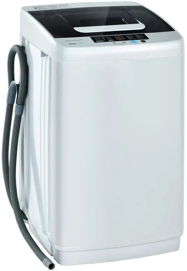 Main image of Full Automatic Washing Machine, 2 in 1 Portable Laundry Washer, 8.8lbs Washer and Spinner Combo, 1.04 cu.ft 10 Programs Built-in Drain Pump, Energy Saving Top Load for Apartment Dorm