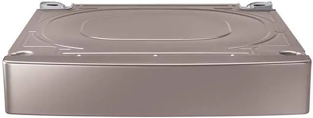 Main image of 27 Wide Laundry Riser Pedestal Stand for 27 Wide Front Load Washer or Dryer, Lifts Machine 6in Height, WE272NC/A3, Champagne