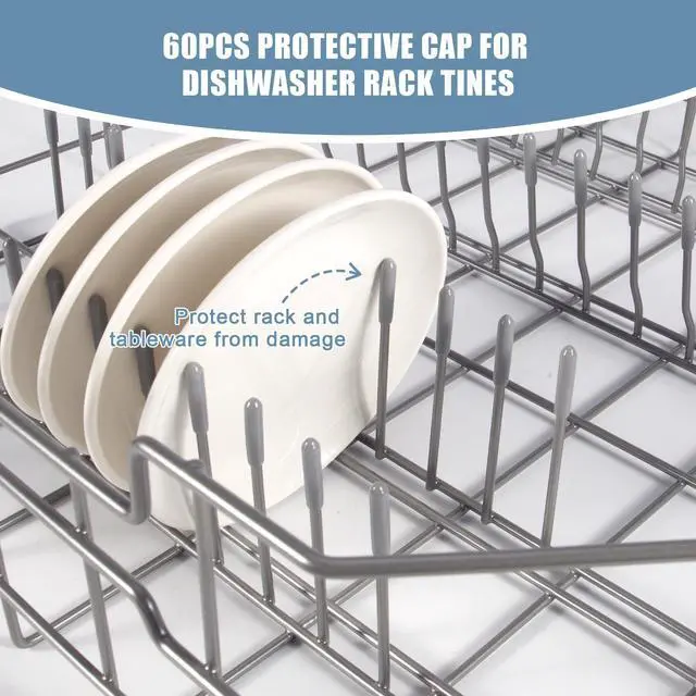 Alt view image 3 of 6 - WD28X25960 Lower Rack Compatible with GE Dishwashers, 21.8 x20.6 x7.3 | Fits PDW7880G00SS GDWT368V55SS ZBD6880K10SS, Replaces WD12X10380 WD28X10071 WD28X10073 WD28X10075 WD28X10078