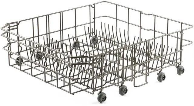 Main image of Upgraded DD82-01384A DD81-02295A Dishwasher Rack Replacement Parts for Samsung Dishwasher Lower Dish Rack 22.5'' D x 20.5'' W Basket Wheels Rollers DW80M2020US DW80R2031US Bottom Dishrack Assembly