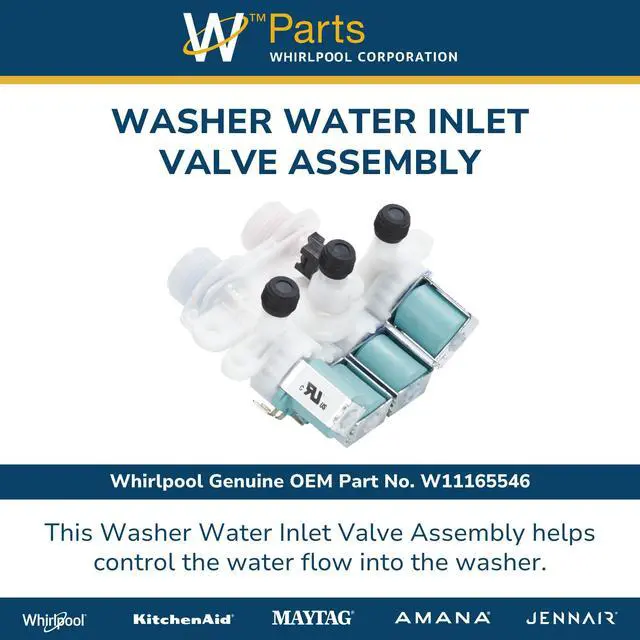 Alt view image 6 of 7 - W11165546 Water Inlet Valve