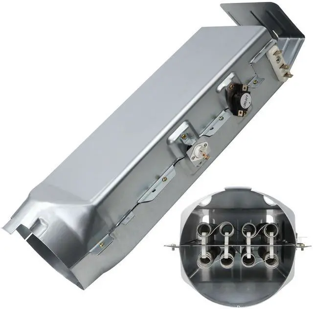 Main image of DC93-00154A Dryer Heating Element Assembly (3 Wire) Fit for samsung Dryer DV45K6500EV/A3 DV48J7770EP/A2 DV52J8700EP/A2 DV45K6200EZ/A3 DV50K8600EV/A3 etc. Part Replaces AP5582094 PS4216214 3282568