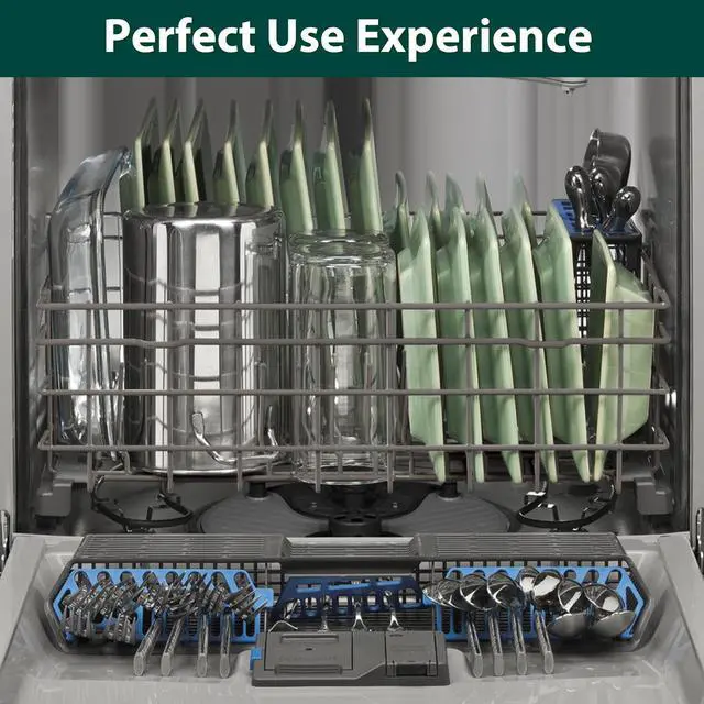 Alt view image 7 of 7 - WD28X26099 WD28X34744 Lower Dishwasher Rack Replacement Parts for GE Lower Dishrack Dishwasher Rack 20.7'' D x 21.6'' W Roller Wheels GE GDF510PSM0SS GDT535PSM0SS Bottom Dish Rack Assembly 1 Pcs