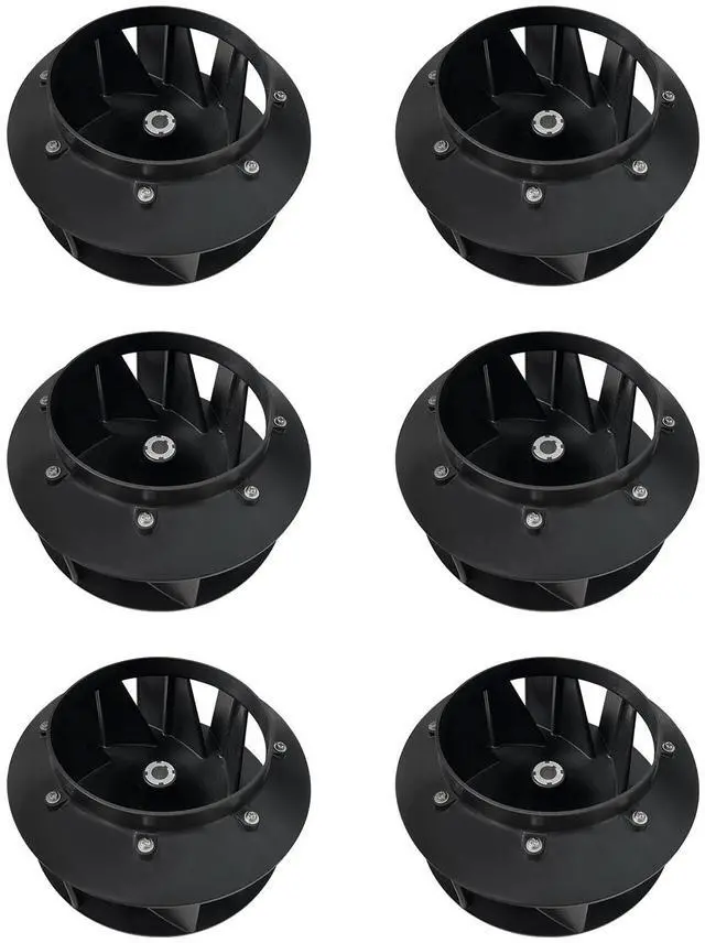 Main image of 70359801P Blower Fan (6Pcs) Fits for Huebsch Speed Queen and Ipso Dryer Replaces 70123301, 70123301P, 70248601, 70248601P, 70359801, TU20281, TU21120, TU218171