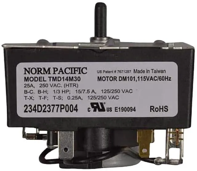 Main image of 234D2377P004 - OEM Upgraded Replacement for General Electric Dryer Timer - Norm Pacific TMD14M30 - WE04X24550