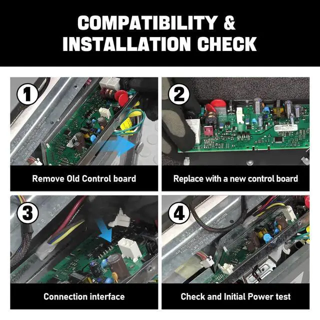 Alt view image 6 of 7 - WD21X24901 WD21X24901C Dishwasher Control Board for GE Dishwashers Only, Replace Models WD21X24901E WD21X24901R, Please Verify The Part Number and Connectors Before Purchasing