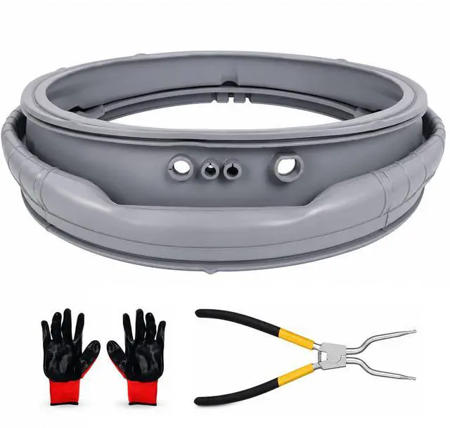 Main image of MDS47123608 WM8100HVA Washer Door Boot Gasket Seal Parts Compatible with LG Kenmore Washing Machine WM4070HVA/HWA, WM4270HWA, WM8000HVA/HWA, Door Seal Replace AP5668418, PS6448330, 2673936