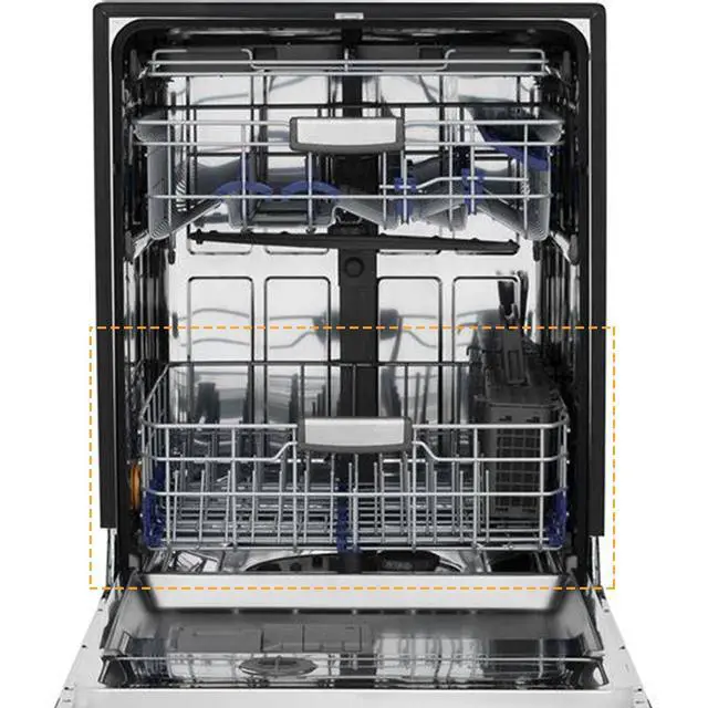 Alt view image 6 of 6 - Upgraded 3751DD1001J 3751DD1001C Dishwasher Lower Rack Replacement Parts for LG Dishwasher Parts Lower Dishrack Drawer MGR47998602 LDF7774ST LDF5545ST LG Bottom Dishwasher Rack Wheels Dish Washer Tray