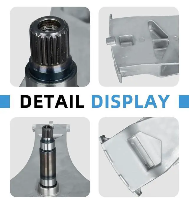 Alt view image 3 of 7 - DC97-16509C Washer Repair Kit Compatible with Samsung 10-12kg Washing Machine Flange Shaft DC97-16509C Hex Mounting Bolts 6pcs DC60-40137A