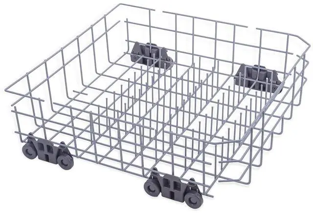 Main image of Upgraded W10728159 Dishwasher Lower Rack for Maytag Dishwasher Rack with Wheels, W10525646 W10780925 W10082825 Lower Rack Replacement for Kitchenaid Dishwasher Rack Parts, 22"D by 20.8"W