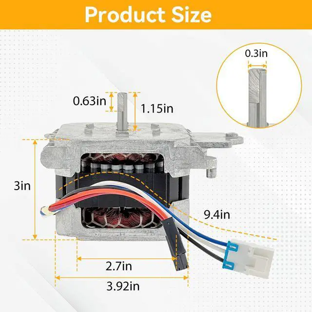 Alt view image 2 of 7 - DD81-01640A(0B) / IC-77225SSDWB-1 for Samsung Dishwasher Circulation Pump Motor Parts - OEM Replacement, Fixes Poor Cleaning, No Wash Cycle & Weak Spray Pressure