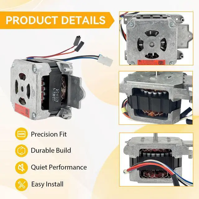 Alt view image 4 of 7 - DD81-01640A(0B) / IC-77225SSDWB-1 for Samsung Dishwasher Circulation Pump Motor Parts - OEM Replacement, Fixes Poor Cleaning, No Wash Cycle & Weak Spray Pressure