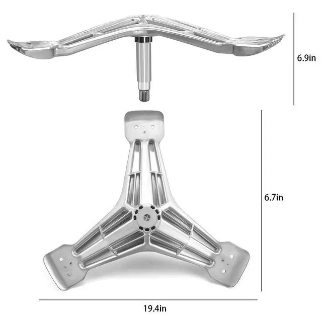 Alt view image 3 of 6 - 4434er0002h Washer Support fit for LG Tromm Washer Spinner Support 4434ER0002D 4434ER0002A fit for LG Kenmore WM2140CW WM0642HW WM2277HW WM2450HRA WM2455HG WM3070HW 79640311900 79641022900