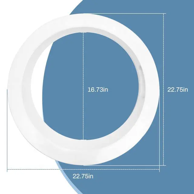 Alt view image 4 of 6 - 134550500 Washer Outer Door Compatible With frigidaire Affinity Washer Door | 134550500 Washer Machine Outer Door Panel Compatible With 134550560 frigidaire affinity Washer Outer Door frame