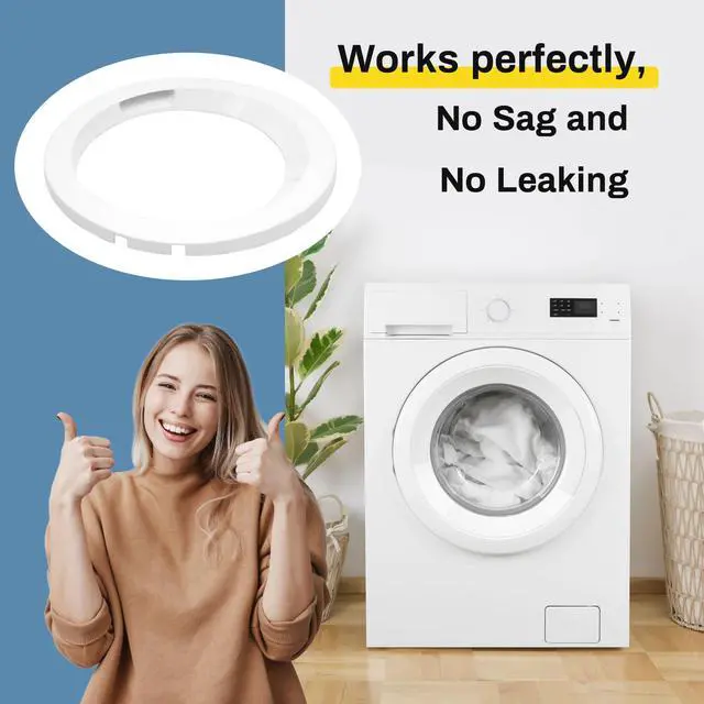 Alt view image 6 of 6 - 134550500 Washer Outer Door Compatible With frigidaire Affinity Washer Door | 134550500 Washer Machine Outer Door Panel Compatible With 134550560 frigidaire affinity Washer Outer Door frame