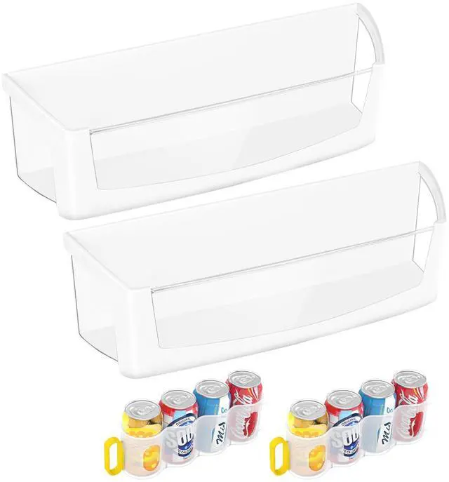 Main image of (2 PACK) UPGRADED WPW10212139 Refrigerator Door Bin Shelf Compatible with Whirlpool Refrigerator Shelf Parts W10212139 Cantilever Bin,For Whirlpool Fridge Shelves Replacement GI6SDRXXY WRF555SDH