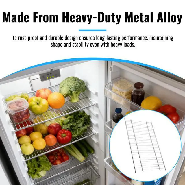 Alt view image 5 of 7 - W11397871 Freezer Wire Shelf Fits for Whirlpool Upper Freezer Whirlpool Upper Freezer Replaces W10581580 AP6973485 PS12731205 EAP12731205 4931269 WZF34X20DW01