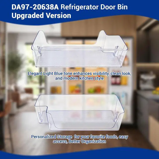 Alt view image 2 of 7 - DA97-20638A Refrigerator Door Bin Compatible with Samsung Refrigerator | DA97-20638A Refrigerator Right Door Bin RS27T5200SR RS27T5561SR RS22T5201SR RS27T5201SR Replaces DA63-09687A