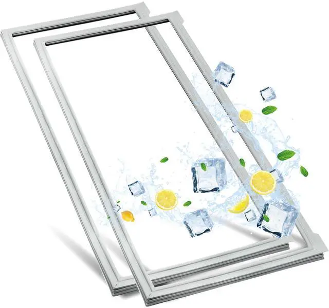 Main image of W10830162 Refrigerator Door Seal, 1-Pack French Refrigerator Door Gasket | W10830162 Compatible with Whirlpool etc, Fit Model WRF535SMBW00, KBFS20EVMS13, Replaces 12723206AP W10179332, 39.7 x 16.9"