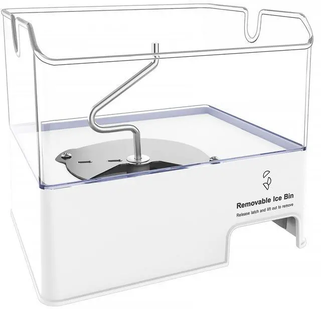 Main image of Upgraded WPW10347093 Refrigerator Ice Bin Compatible with Whirlpool Ice Bucket Replacement W10347093 Whirlpool Removable Ice Bin Ice Maker W10347100 KitchenAid Ice Bin Tray Ice Container WRF736SDAM