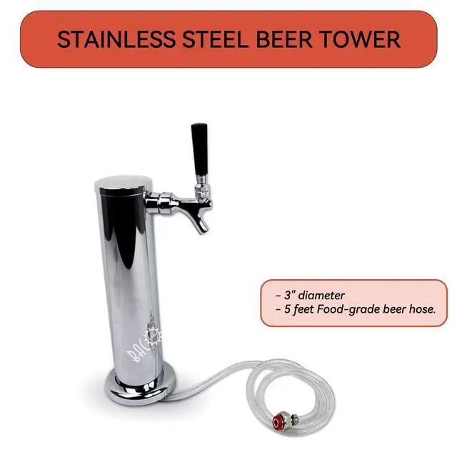 Alt view image 2 of 6 - Standard Tower Kegerator No Tank Beer Conversion Kit