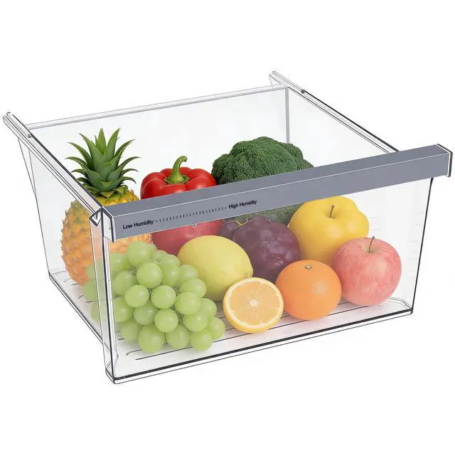Main image of UPGRADED W11162443 Refrigerator Crisper Drawer For Whirlpool Crisper Drawer Replacement WRS325SDHZ WRS315SDHZ WRS315SDHM,Maytag Whirlpool WRS315SDHZ02 WRS315SDHZ05 WRS315SDHZ08 Fridge Drawer Parts