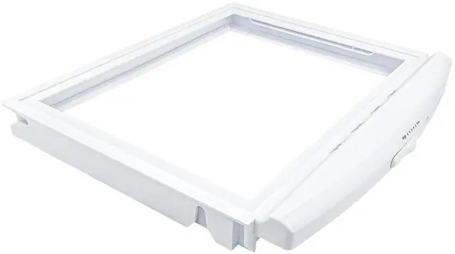 Main image of WR32X26246 Middle Pan Cover Frame (no glass) Compatible with ge, hotpoint Refrigerator, Crisper Drawer Cover Frame WR32X10184 replace WR32X10151, WR32X10191, 4454662, AP6034222, PS11766703 etc