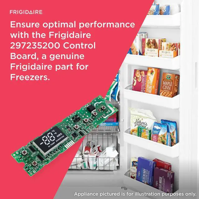 Alt view image 4 of 6 - 297235200 Control Board for Freezers