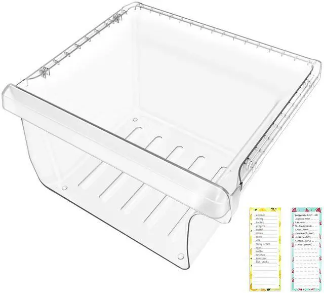 Main image of UPGRADED DA97-08692B Refrigerator Crisper Drawer Bin Compatible with Samsung Refrigerator Drawer Replacement RS25J500DSR RS25J500DSG RS25H5000SR DA97-08692A for Samsung Fridge Drawer Bottom