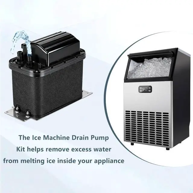 Alt view image 3 of 7 - 1901A Ice Maker Drain Pump Kit10 Ft Lift, Fits 50-Lb Ice Makers | Replacement for Whirlpool Ice Machines 2185528, 2208534, PS3650734 manufactured in the year 2000 or later