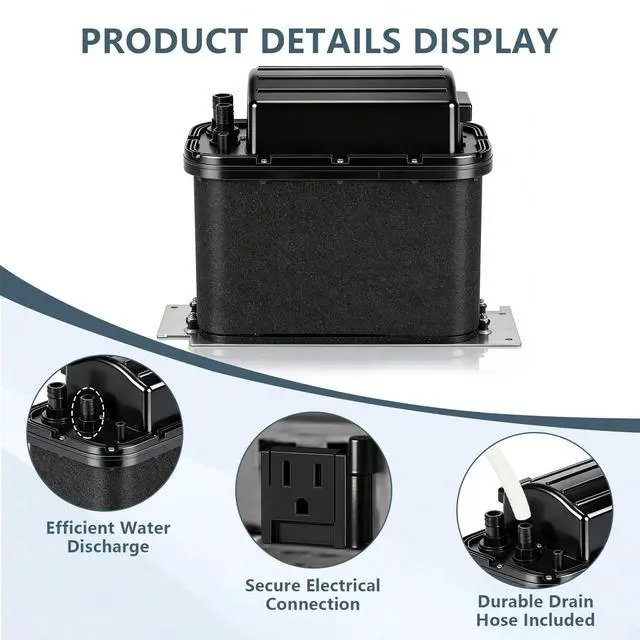 Alt view image 4 of 7 - 1901A Ice Maker Drain Pump Kit10 Ft Lift, Fits 50-Lb Ice Makers | Replacement for Whirlpool Ice Machines 2185528, 2208534, PS3650734 manufactured in the year 2000 or later