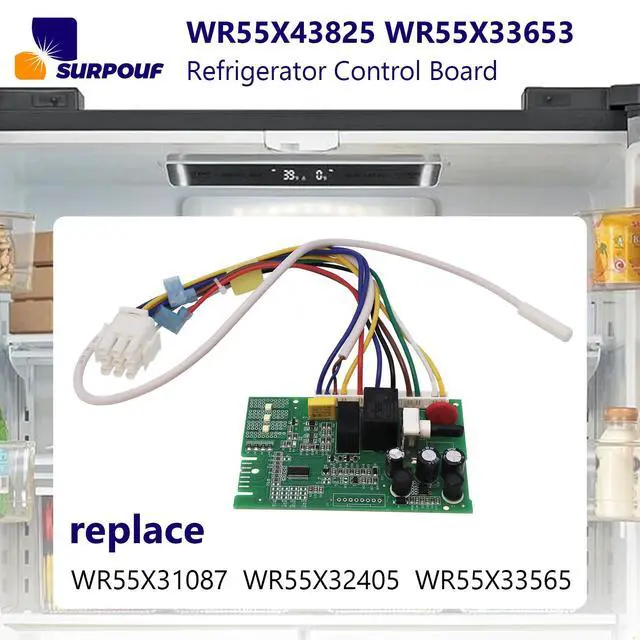 Alt view image 4 of 7 - WR55X43825 WR55X33653 Refrigerator Control Board Compatible With GE Hotpoint Replaces WR55X31087 WR55X32405 WR55X33565
