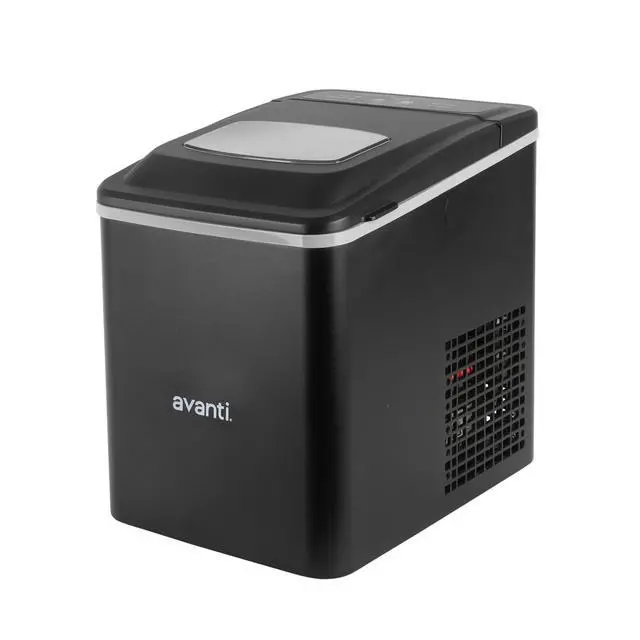 Alt view image 5 of 7 - Ice Maker Mighty Ice Countertop Design Makes 26 Pounds of Bullet-Shaped Ice Cubes in 24 Hours, Digital Touch Controls and Self Cleaning Function, Includes Scoop, Black