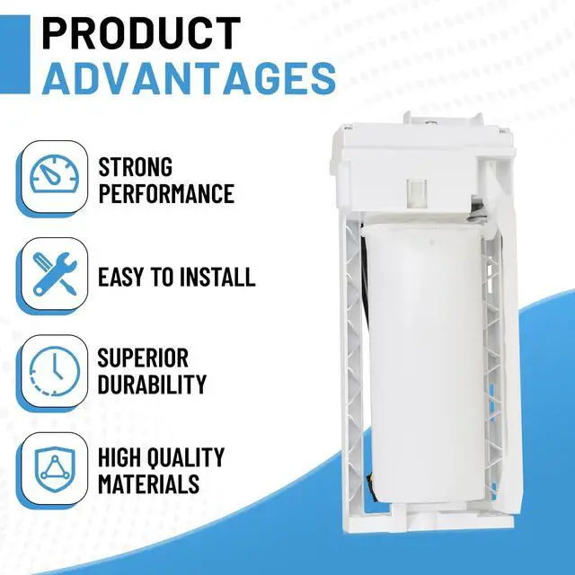 Alt view image 5 of 6 - 12028493 Refrigerator Ice Maker Compatible with Bosch Thermador Replace 4962577 AP6894086 PS12729871 EAP12729871 Not Universal