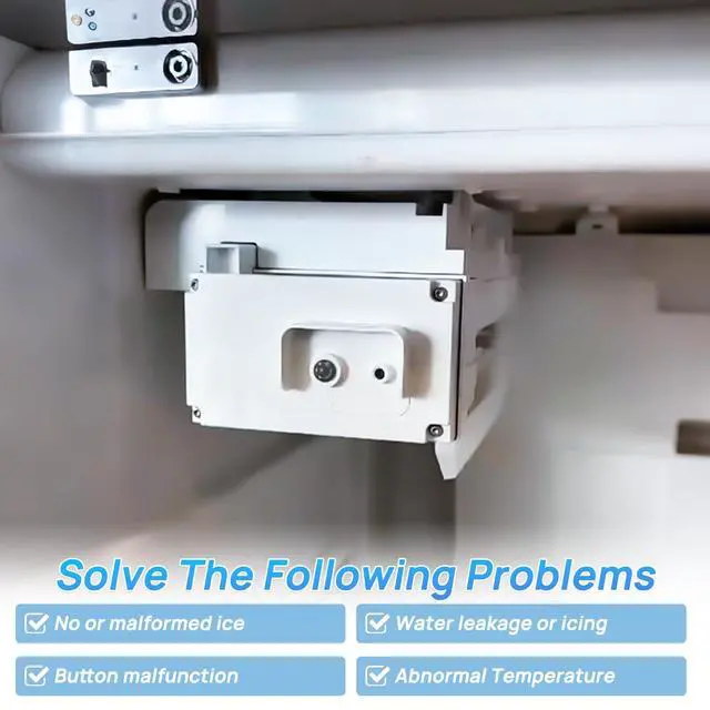 Alt view image 6 of 6 - 12028493 Refrigerator Ice Maker Compatible with Bosch Thermador Replace 4962577 AP6894086 PS12729871 EAP12729871 Not Universal