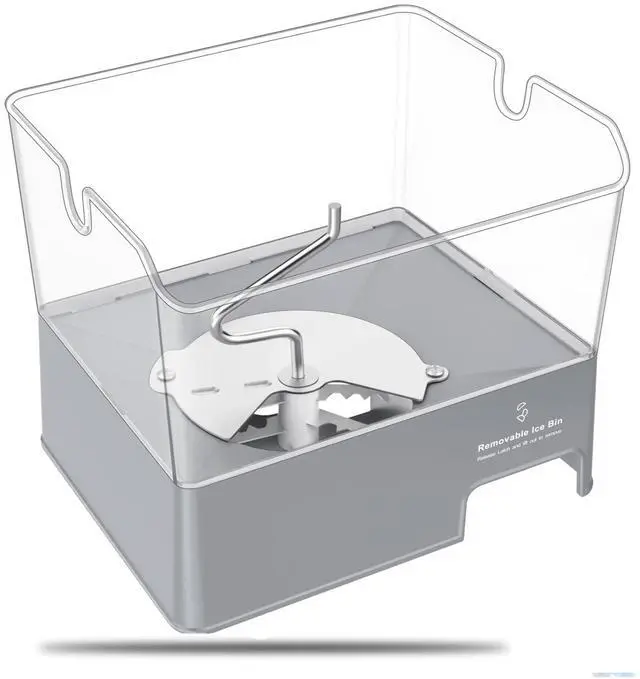 Main image of Upgraded W11129522 Refrigerator Ice Bucket Compatible with KitchenAid Ice Maker Replacement W10564750 Whirlpool Removable Ice Bin KRFF707ESS01 KRMF706ESS01 Kitchenaid Ice Bucket Ice Container Ice Tray