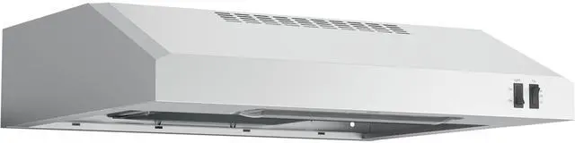 Main image of 24in. Under Cabinet Ran Hood, convertible Duct, 2 Speed Exhaust Fan, Front Control and Reusable Filter, Stainless Steel