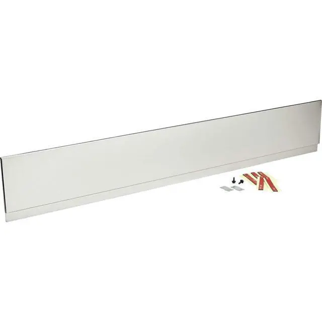 Alt view image 3 of 5 - 11NBBKGDSS Front Control Freestanding Range Universal Backguard, Stainless Steel Backsplash Guard
