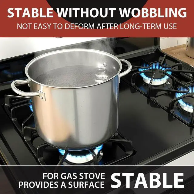 Alt view image 7 of 7 - Premium WB31K10034 GE Gas Stove Burner Grates Replacement Cast Iron 4Pack | General Electric gas stove top parts, GE gas range covers for stove top,Smooth surface burner rack,stove metal accessories