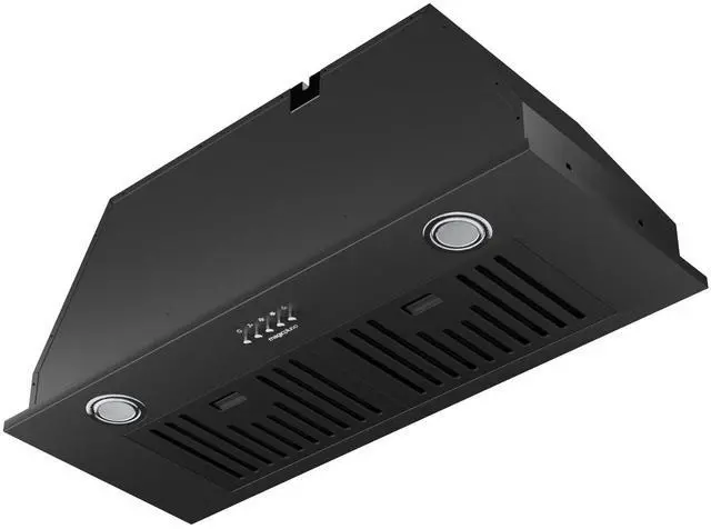 Main image of 30 in Built-in Range Hood Convertable with 600CFM Suction | Dutched/Dutchless Vent Hood with Bright LED Light,3 Speed Fan,Black