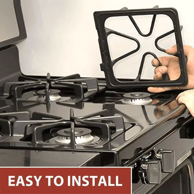 Alt view image 7 of 7 - W10447925 Burner Grates Replacement for Whirlpool Gas stove grates 4 Pack | Premium for Maytag, Kenmore, Amana,Kirkland gas ranges grill, cooktop and stove top cast iron rack 4 burner cooktop parts
