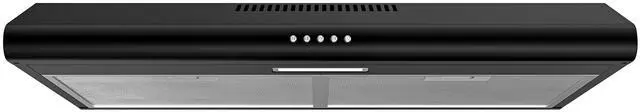 Main image of Under Cabinet Range Hood 30 Inch Black, Ducted/Ductless Convertible Kitchen Vent Hood with 250 CFM, 3-Speed Fan & LED Lights for Stove Ventilation